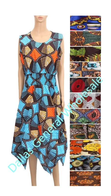 African Kaftan Gowns with Head Wrap Set Wholesale