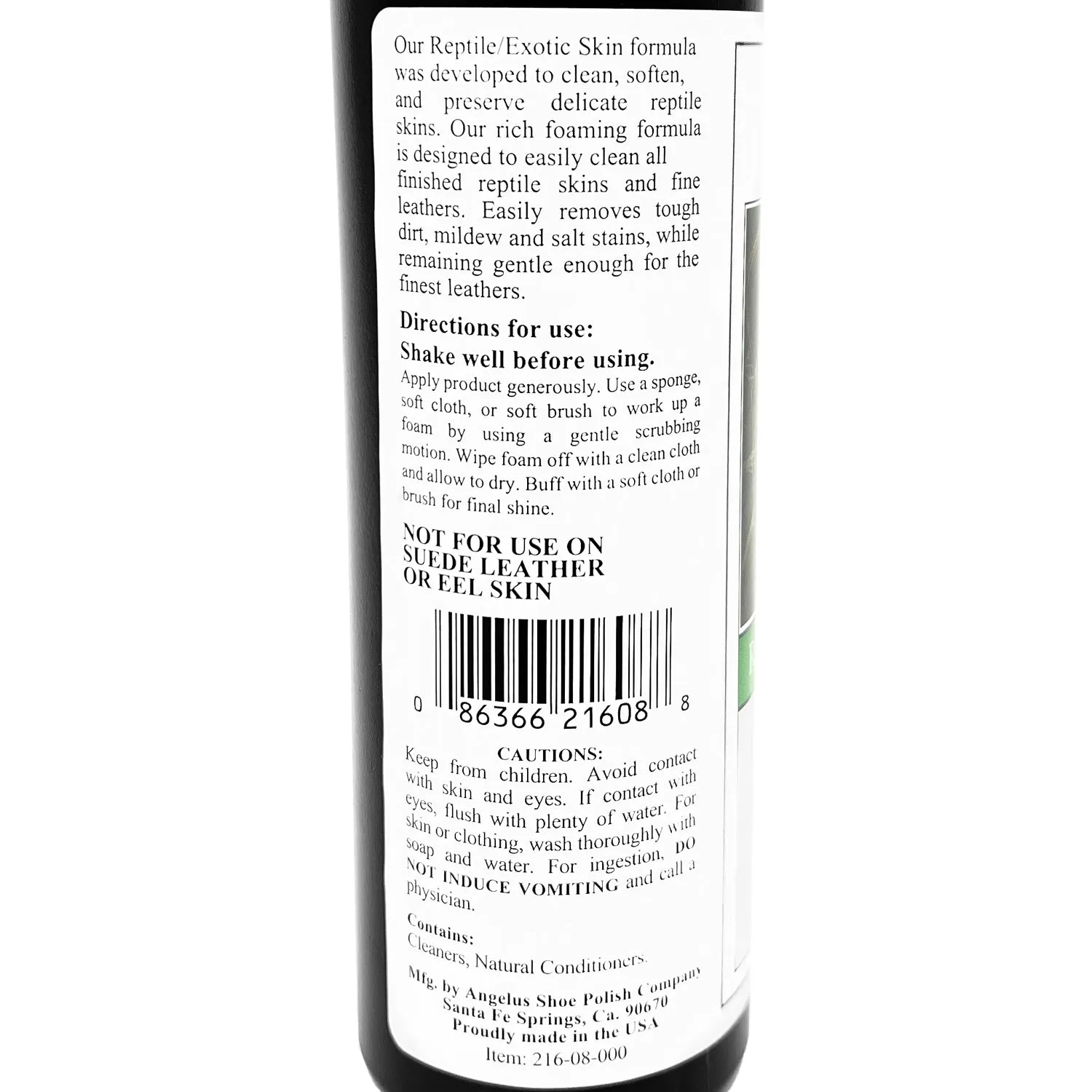 Angelus Reptile & Exotic Skin Cleaner & Conditioner