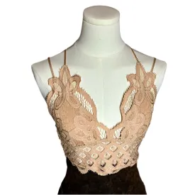 Ballet Slipper Crochet Lace Bralette