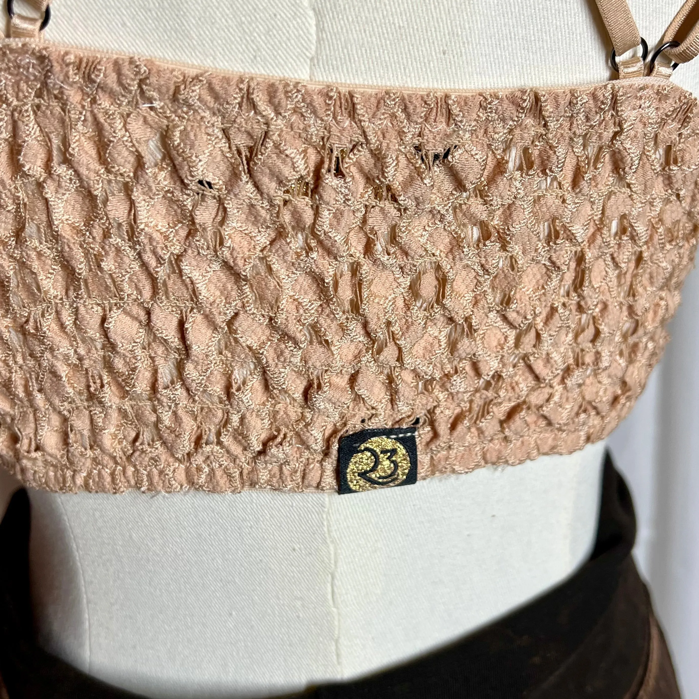 Ballet Slipper Crochet Lace Bralette