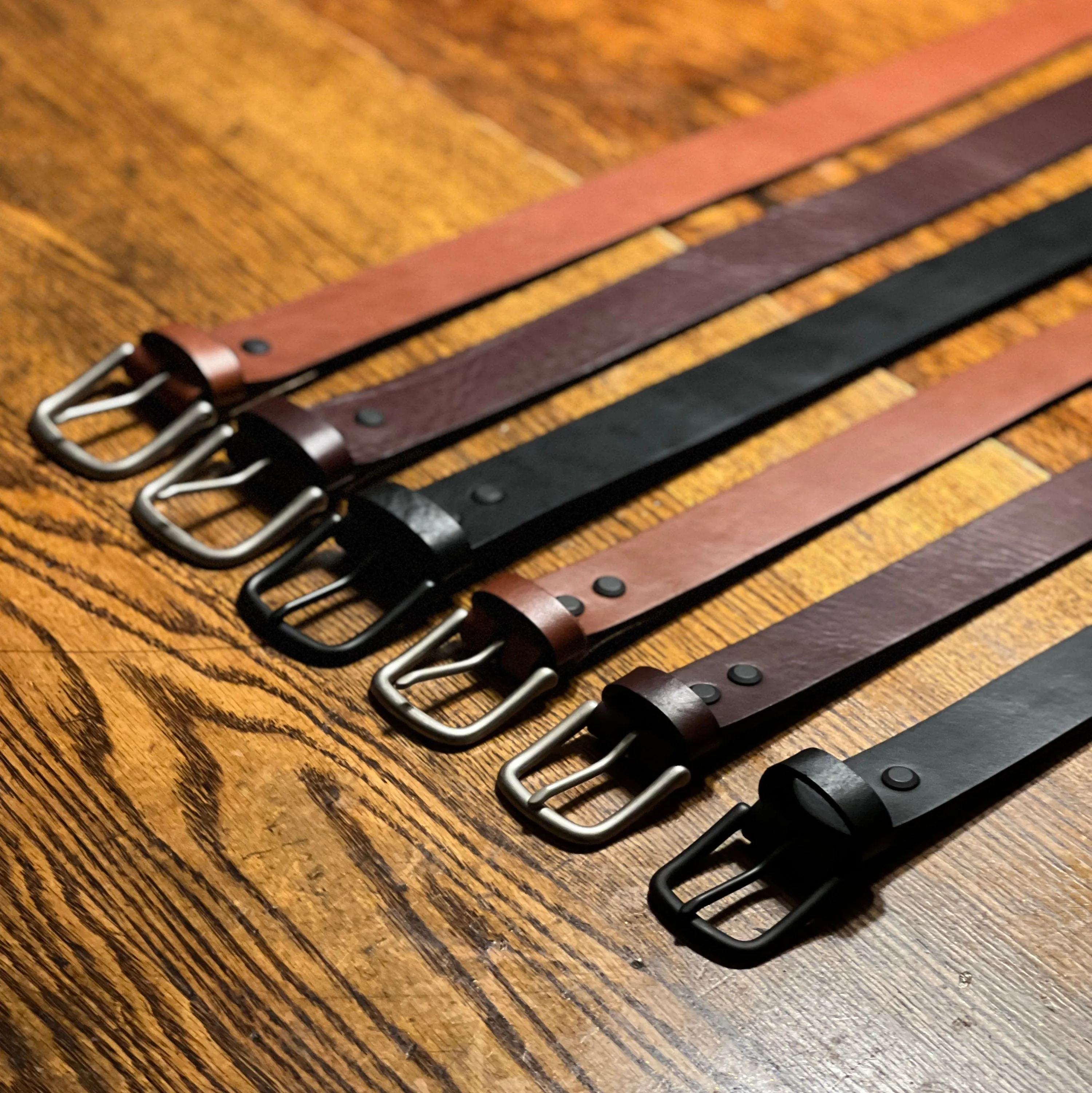 Baxter Leather Belt - 1.5" Wide