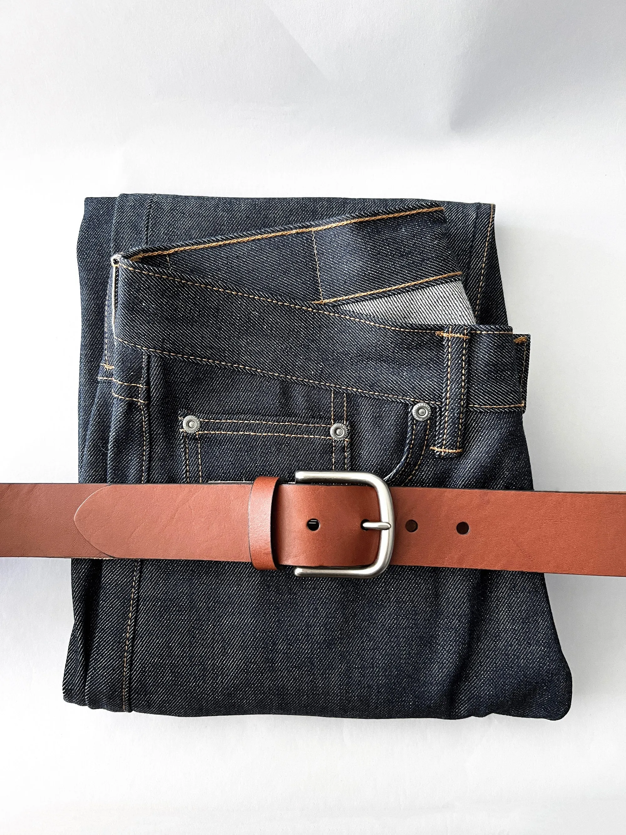 Baxter Leather Belt - 1.5" Wide