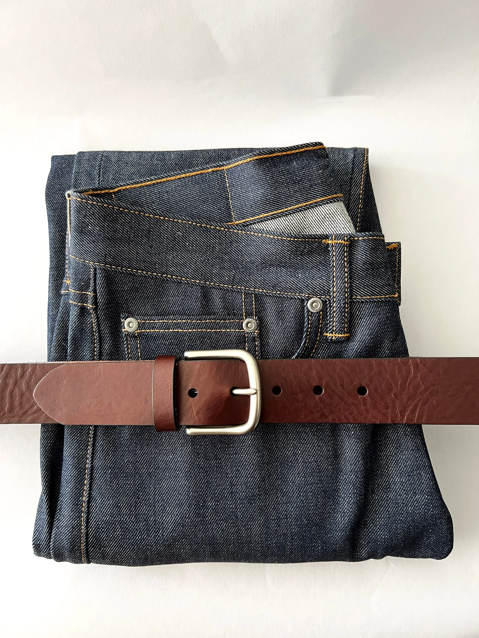 Baxter Leather Belt - 1.5" Wide