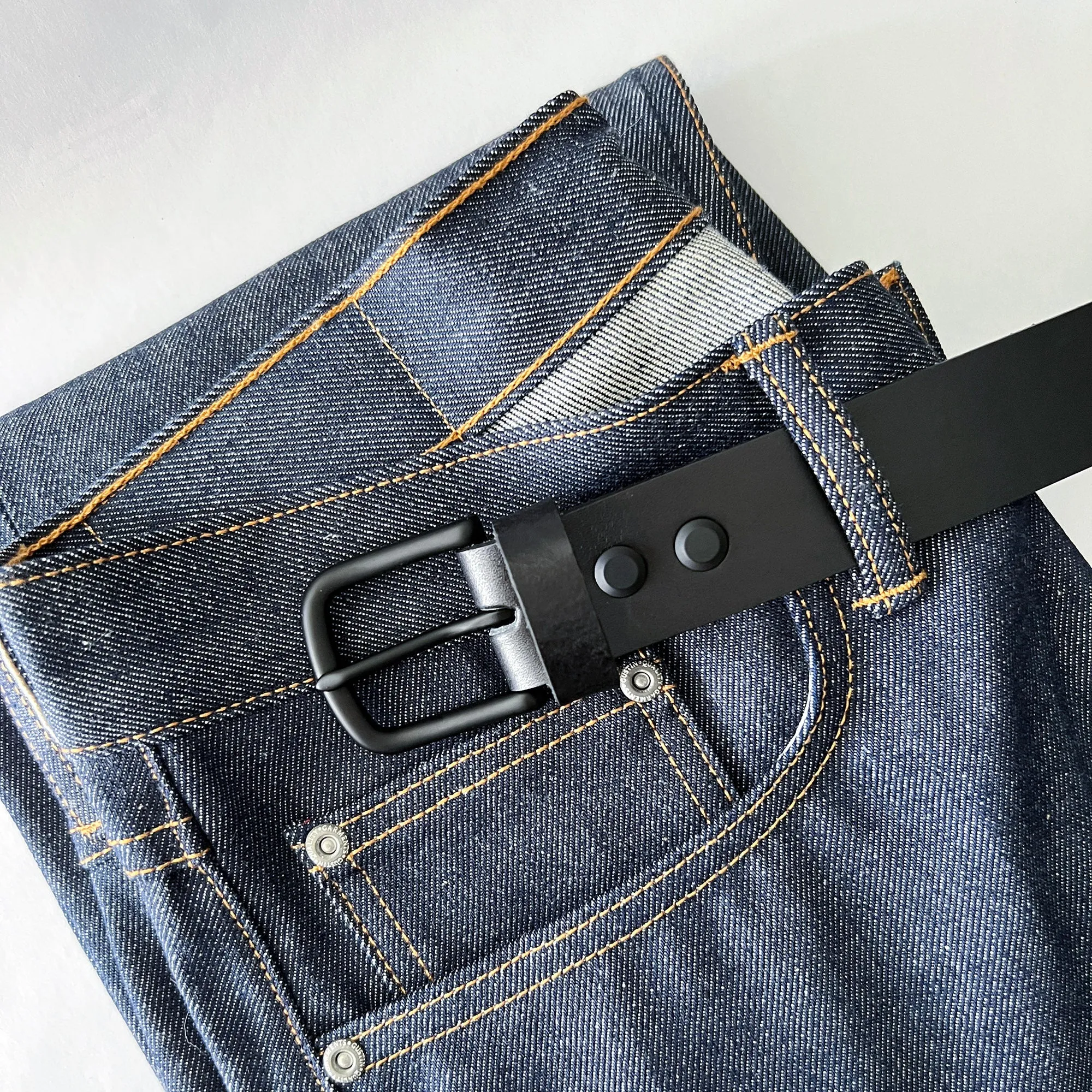 Baxter Leather Belt - 1.5" Wide