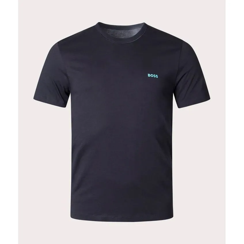 BOSS THREE-PACK OF LOGO-EMBROIDERED UNDERWEAR T-SHIRTS IN COTTON