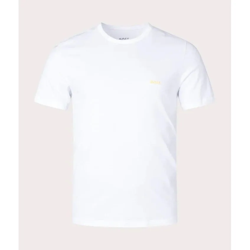 BOSS THREE-PACK OF LOGO-EMBROIDERED UNDERWEAR T-SHIRTS IN COTTON