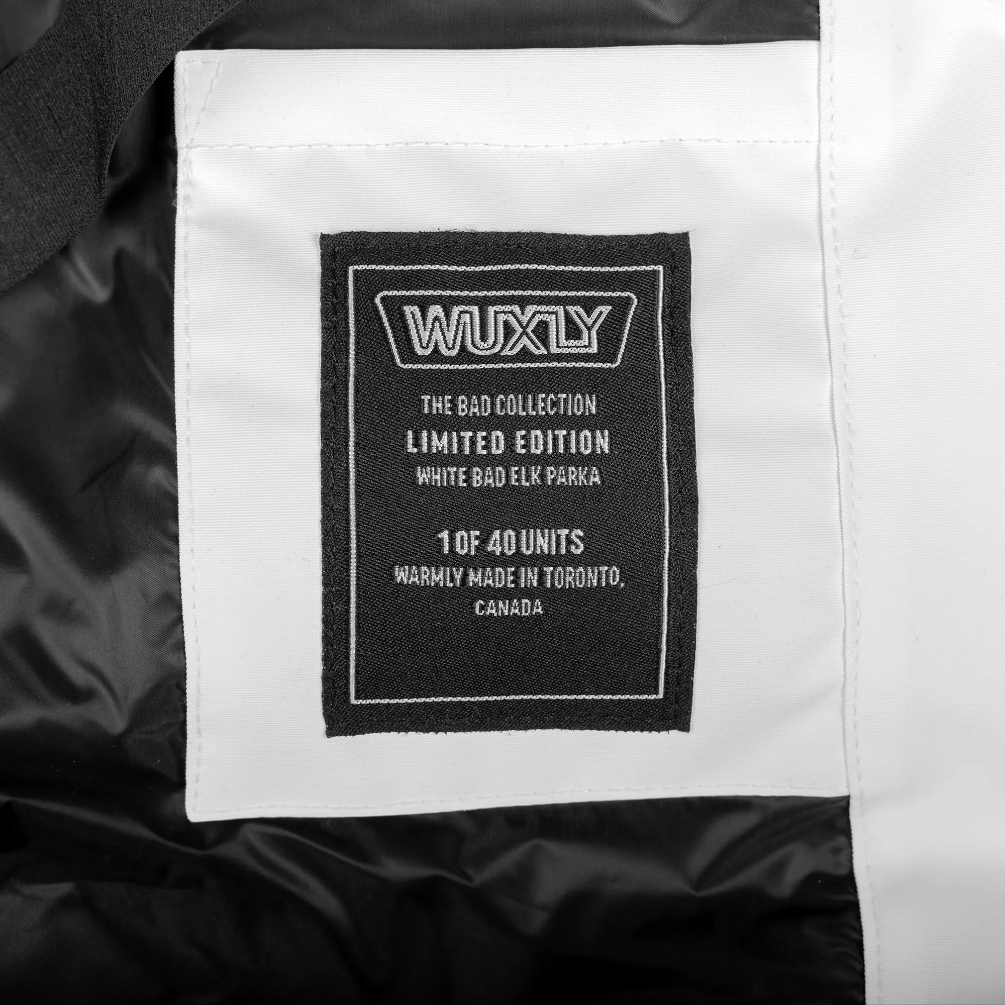 Bryan Adams Design (BAD) Elk Parka White