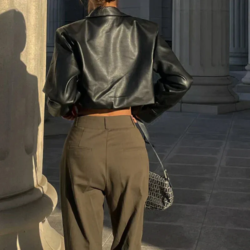 Celia  Classic Leather Jacket