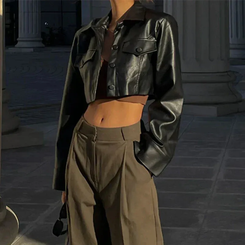 Celia  Classic Leather Jacket