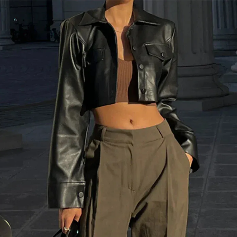 Celia  Classic Leather Jacket