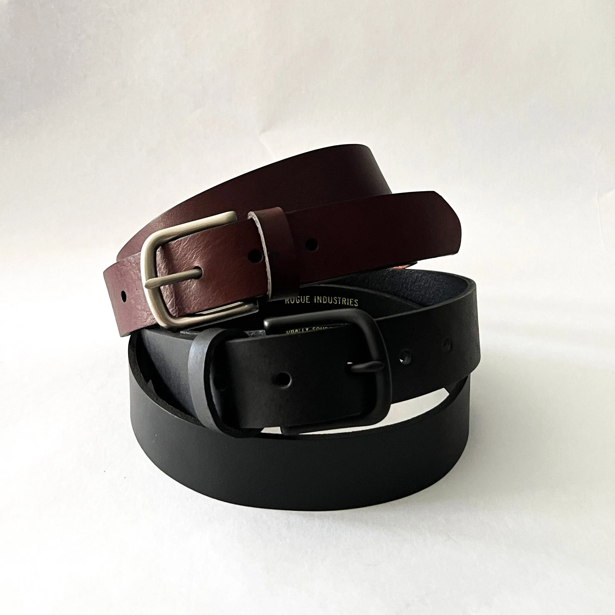 Chamberlain Leather Belt - 1.25" Wide