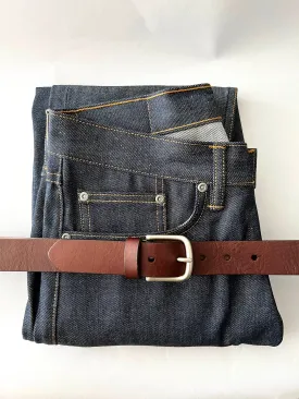 Chamberlain Leather Belt - 1.25" Wide