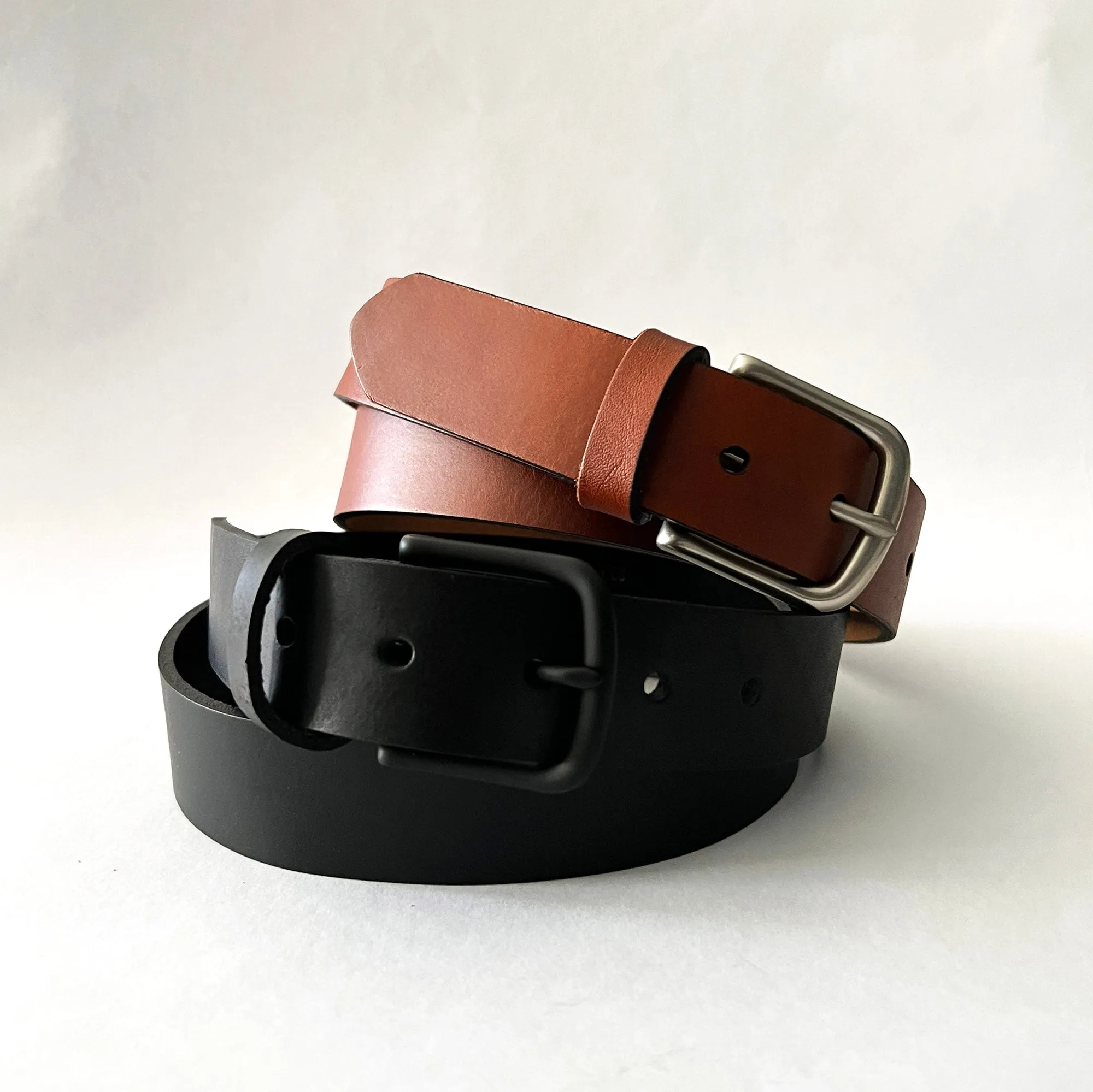 Chamberlain Leather Belt - 1.25" Wide