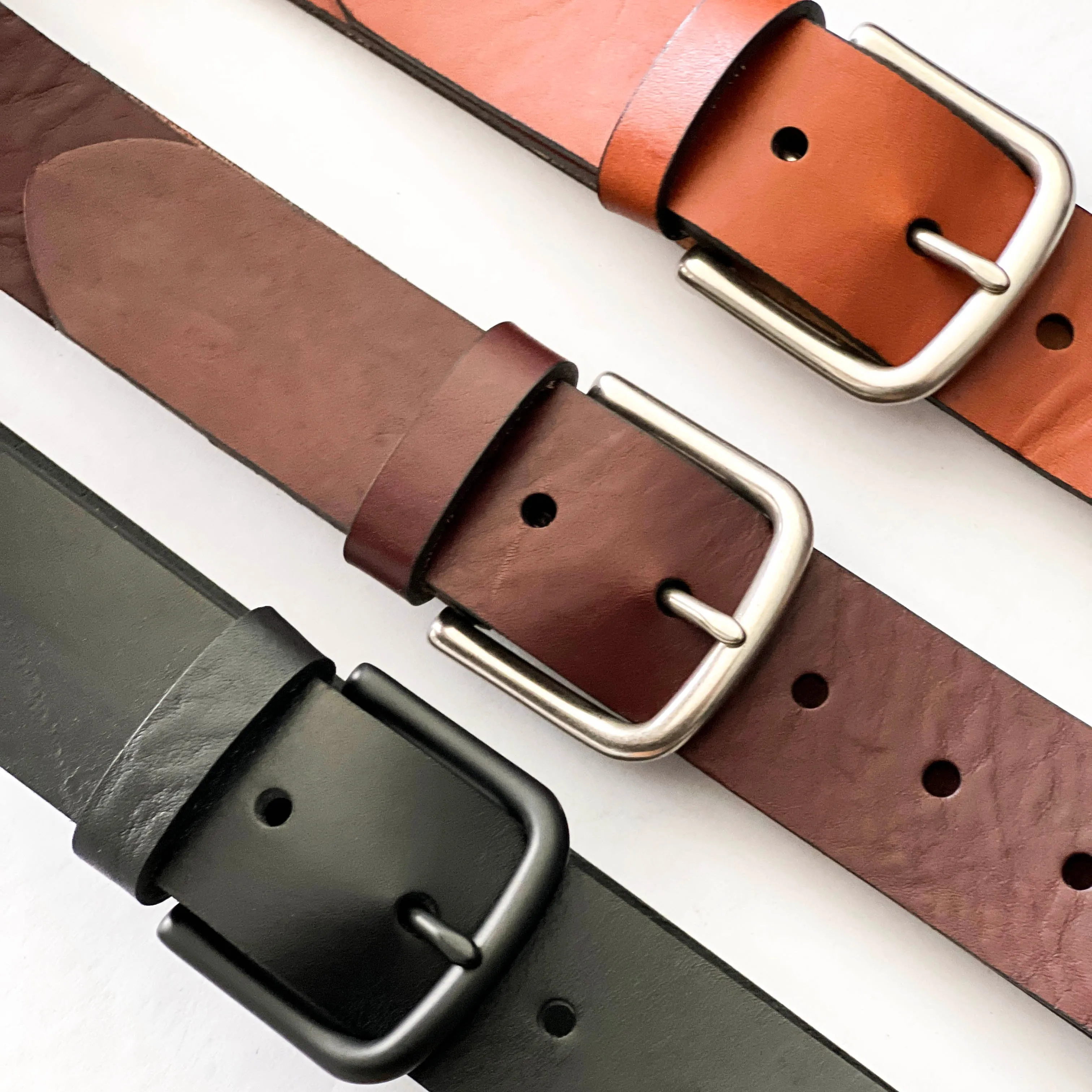 Chamberlain Leather Belt - 1.25" Wide