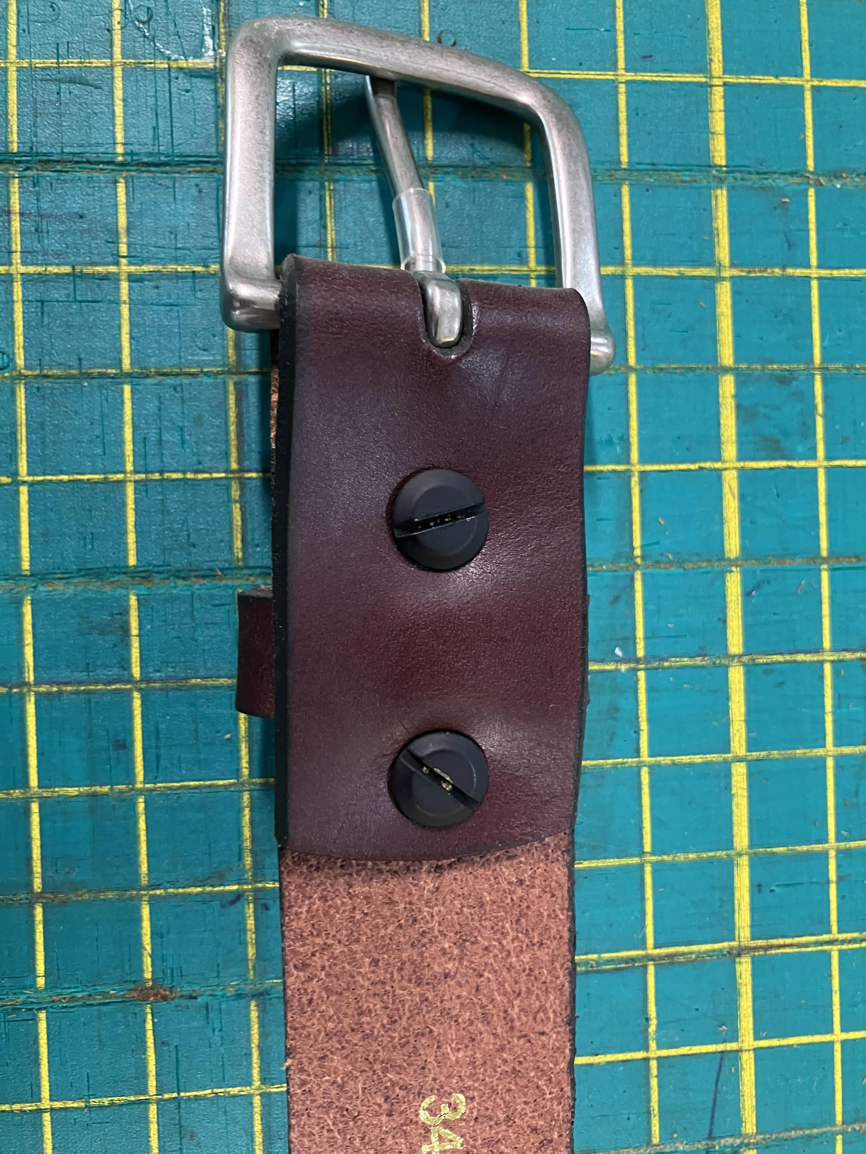 Chamberlain Leather Belt - 1.25" Wide