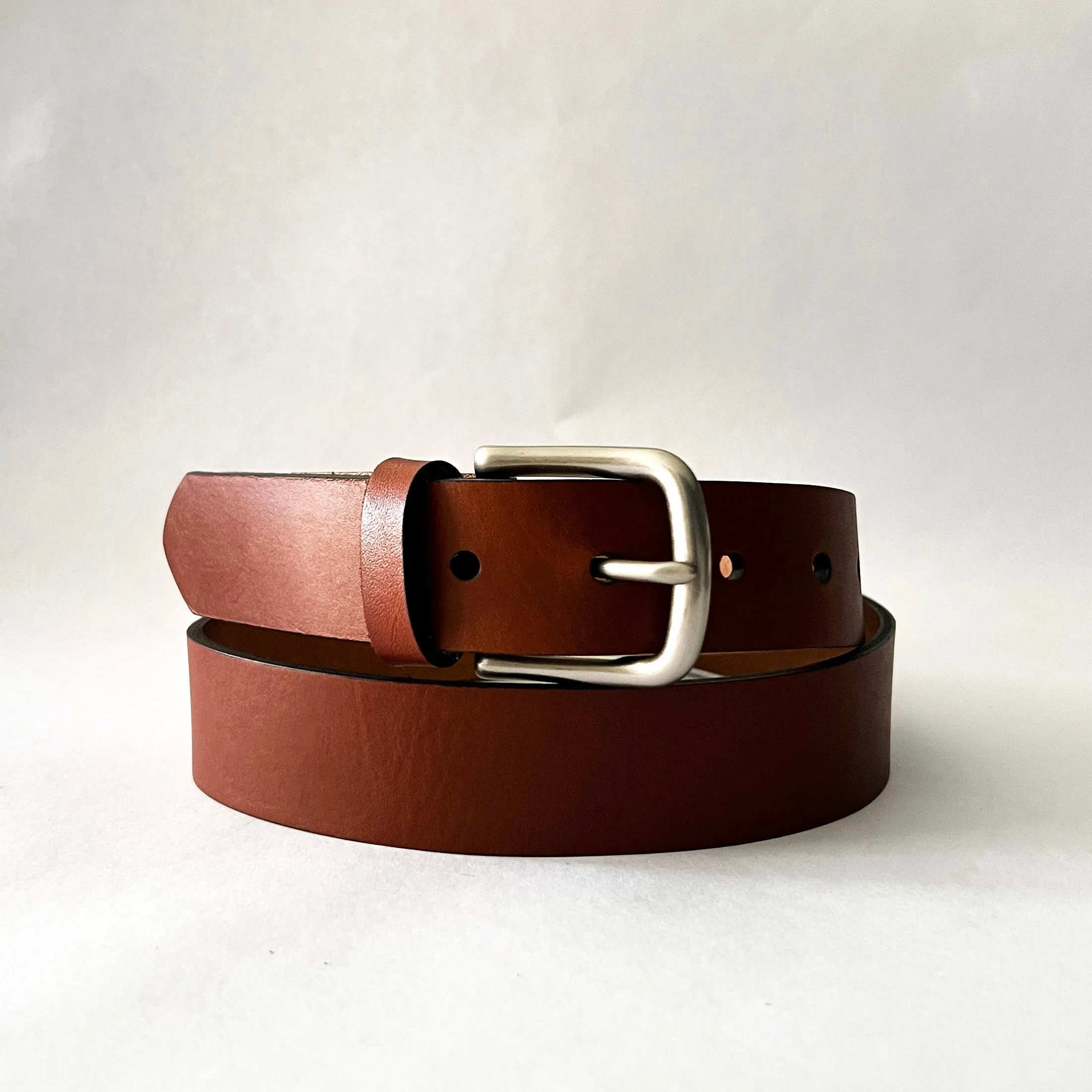 Chamberlain Leather Belt - 1.25" Wide