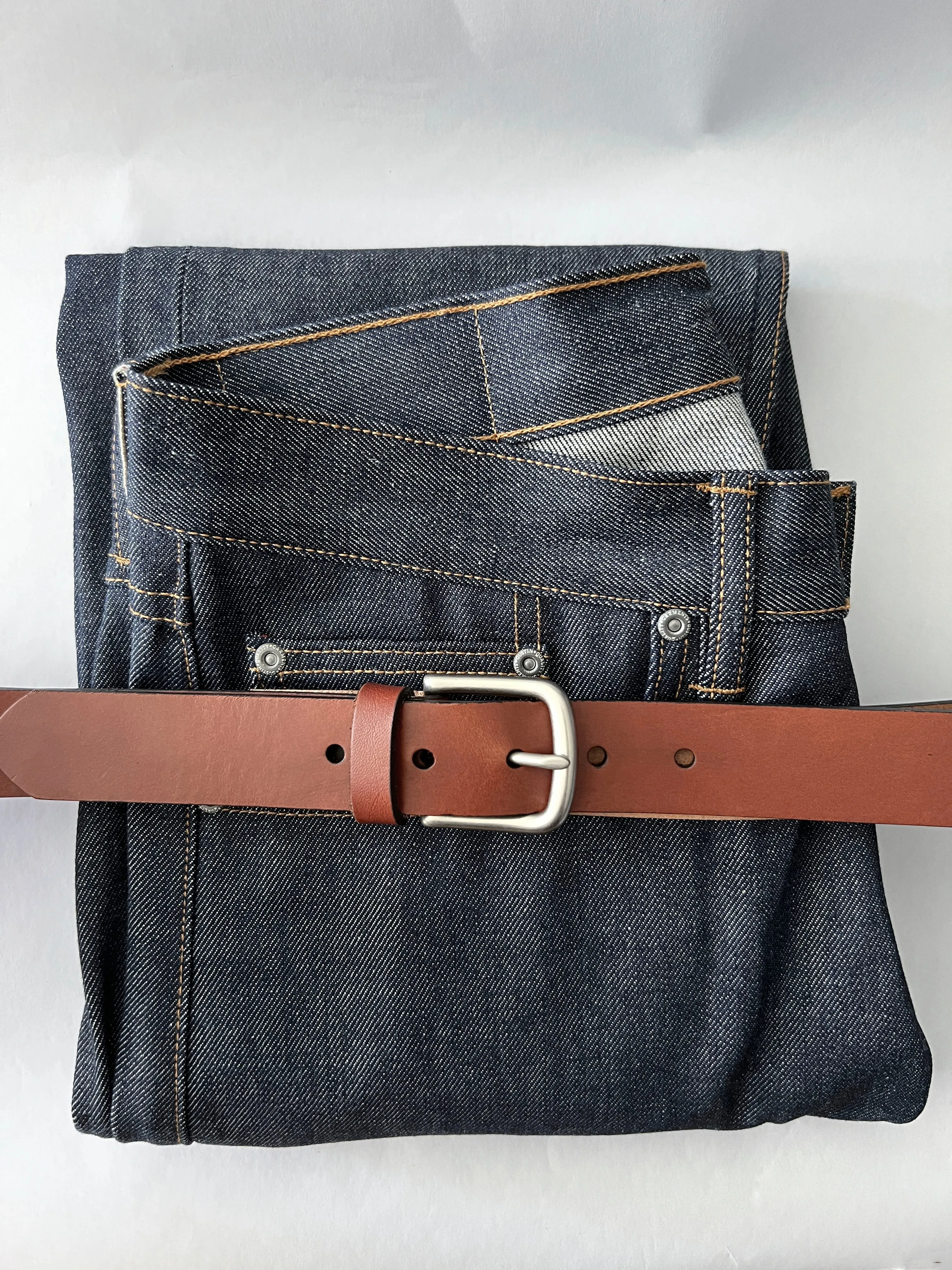 Chamberlain Leather Belt - 1.25" Wide
