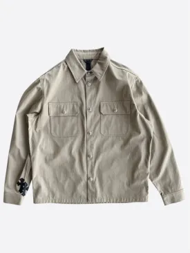 Chrome Hearts Tan & Black Cross Patch Work Dog Jacket