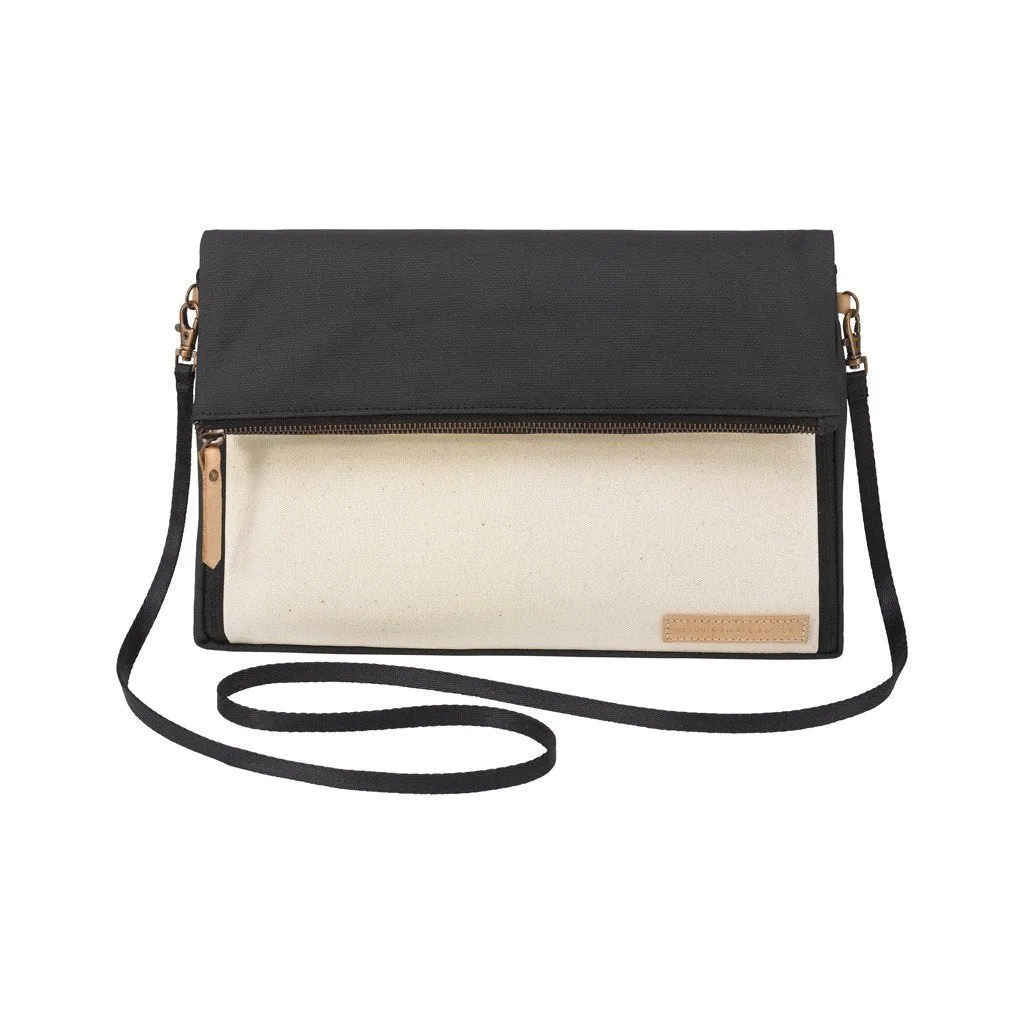 Crossover Clutch - Birch   Black by Petunia Pickle Bottom
