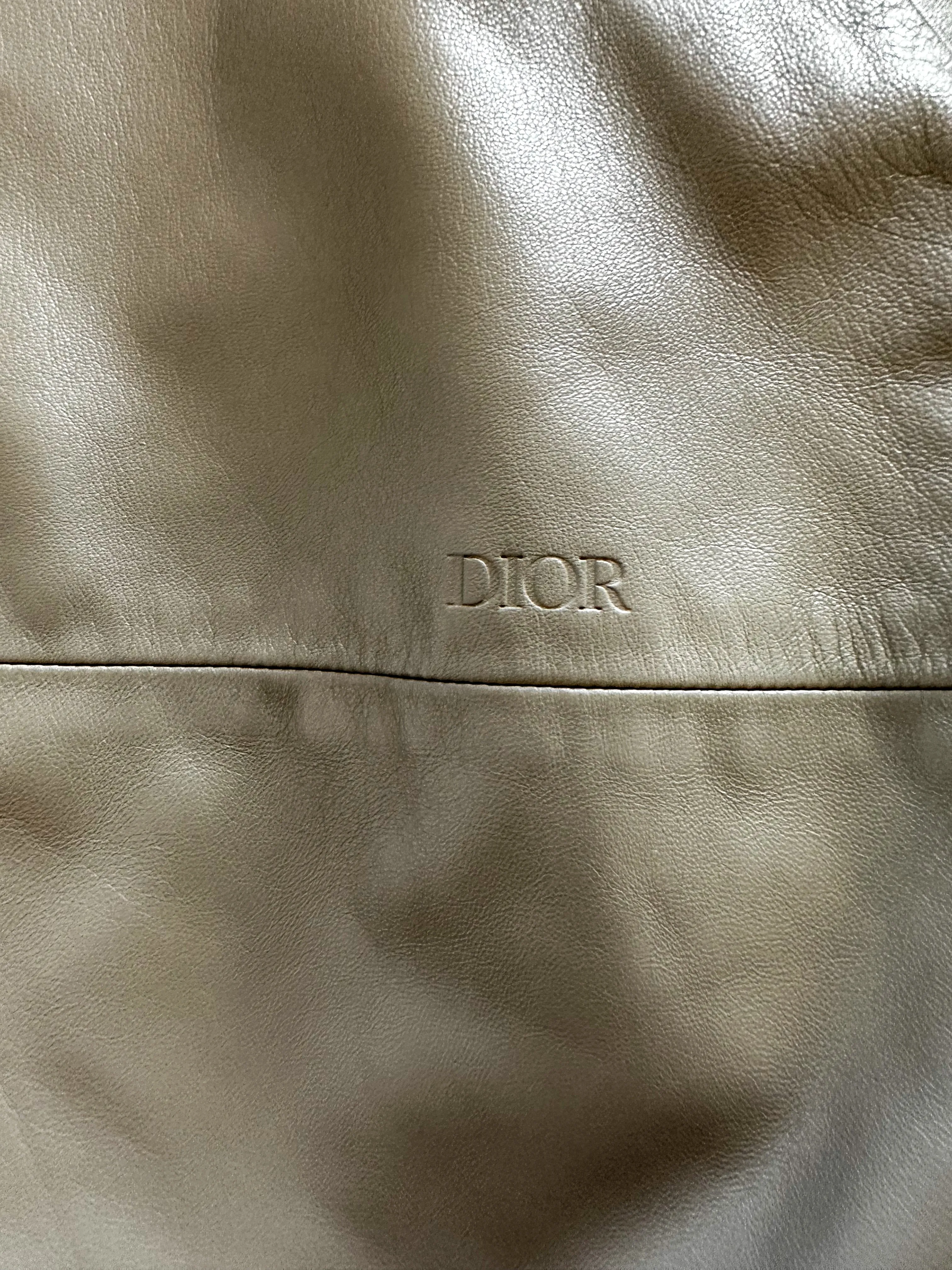 Dior Olive Oblique Reversible Leather Jacket