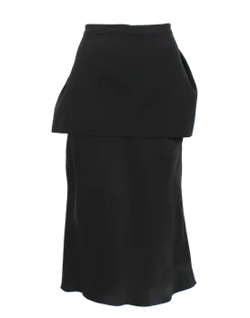 Double Layer Slim Skirt