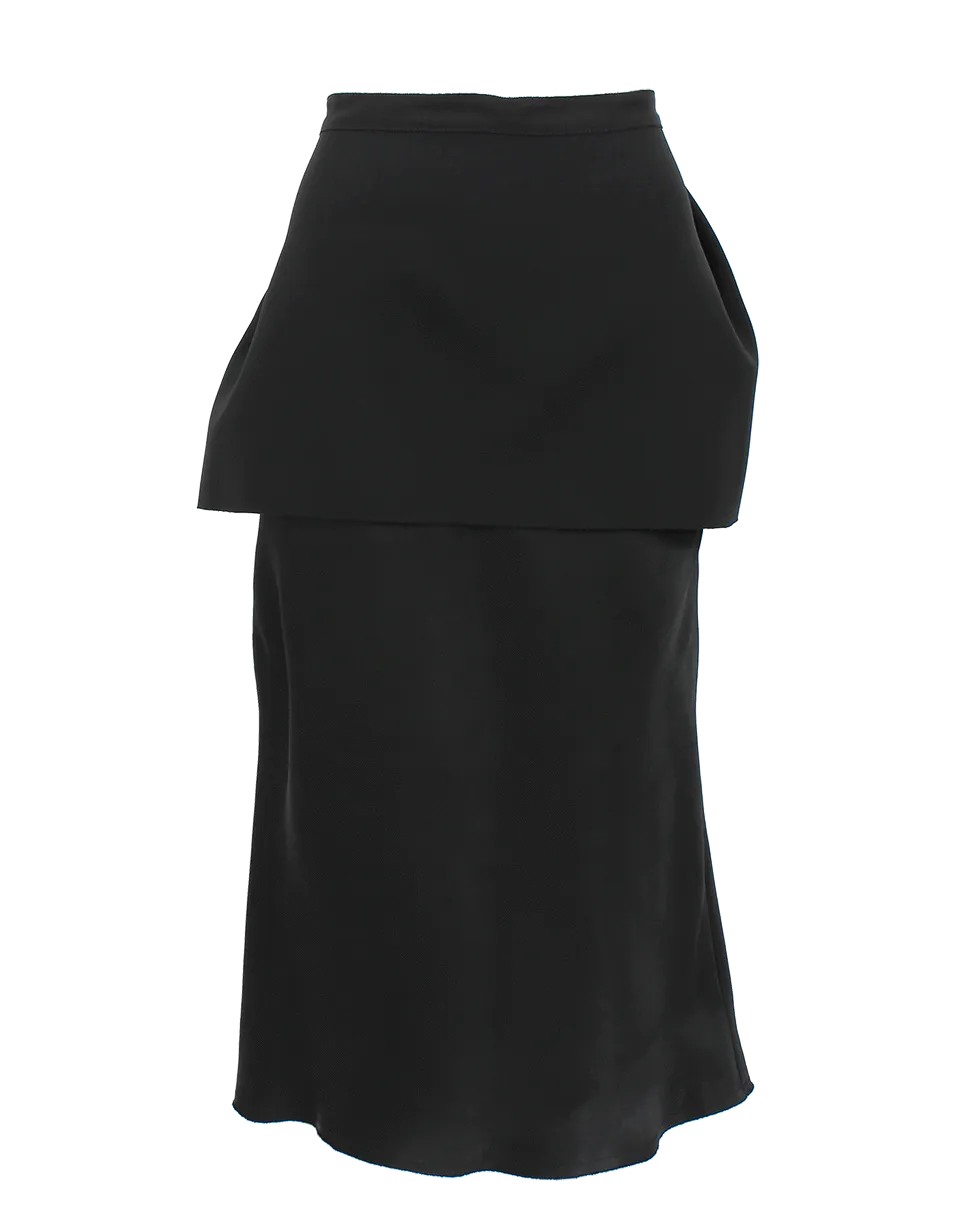 Double Layer Slim Skirt