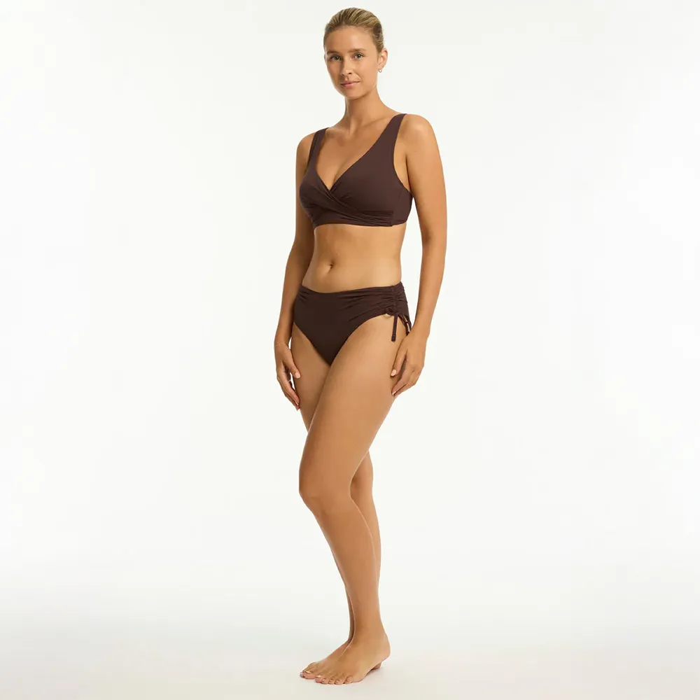 Essentials Edit Mid Drawstring Pant Cocoa