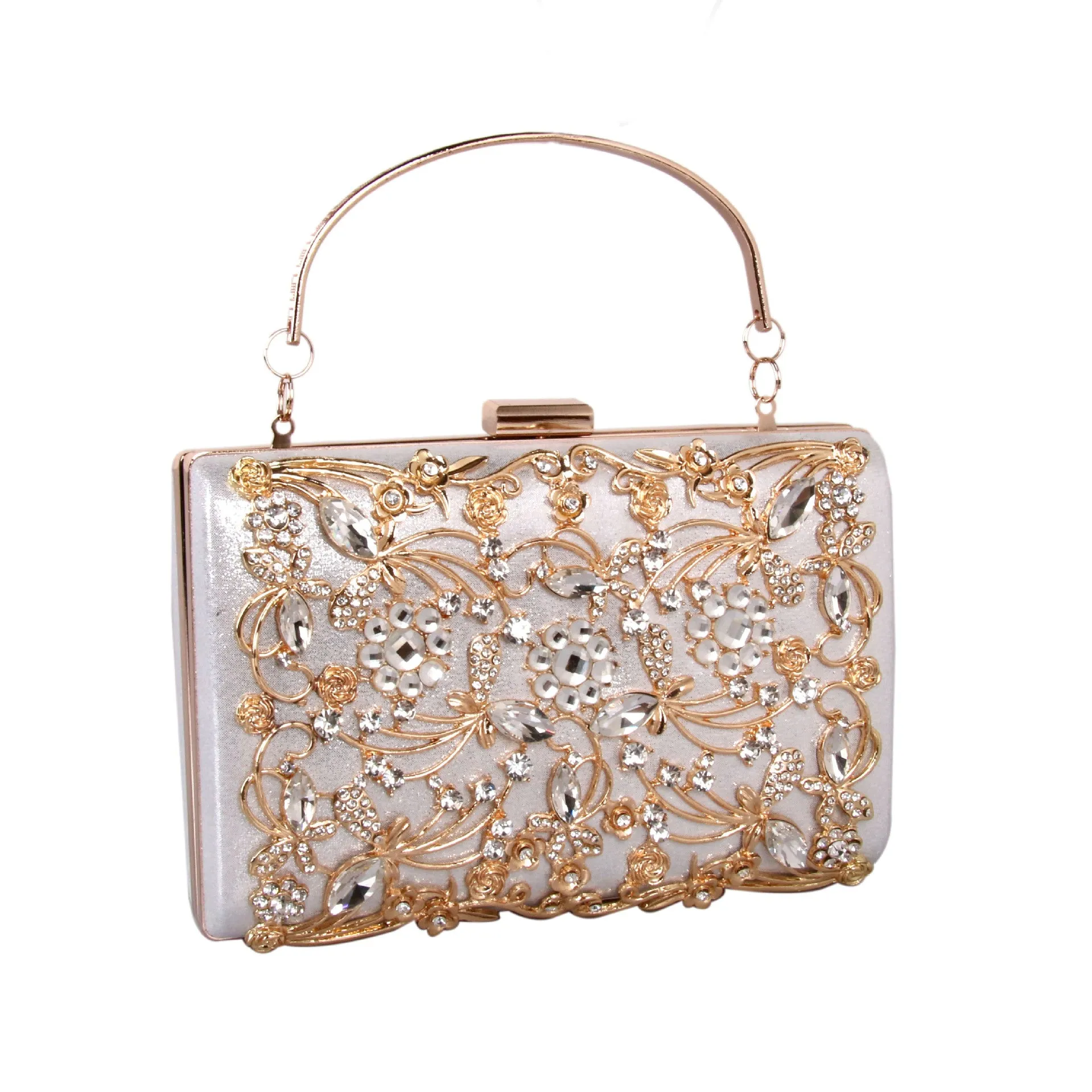 Fashion Metal Rhinestone Clutch