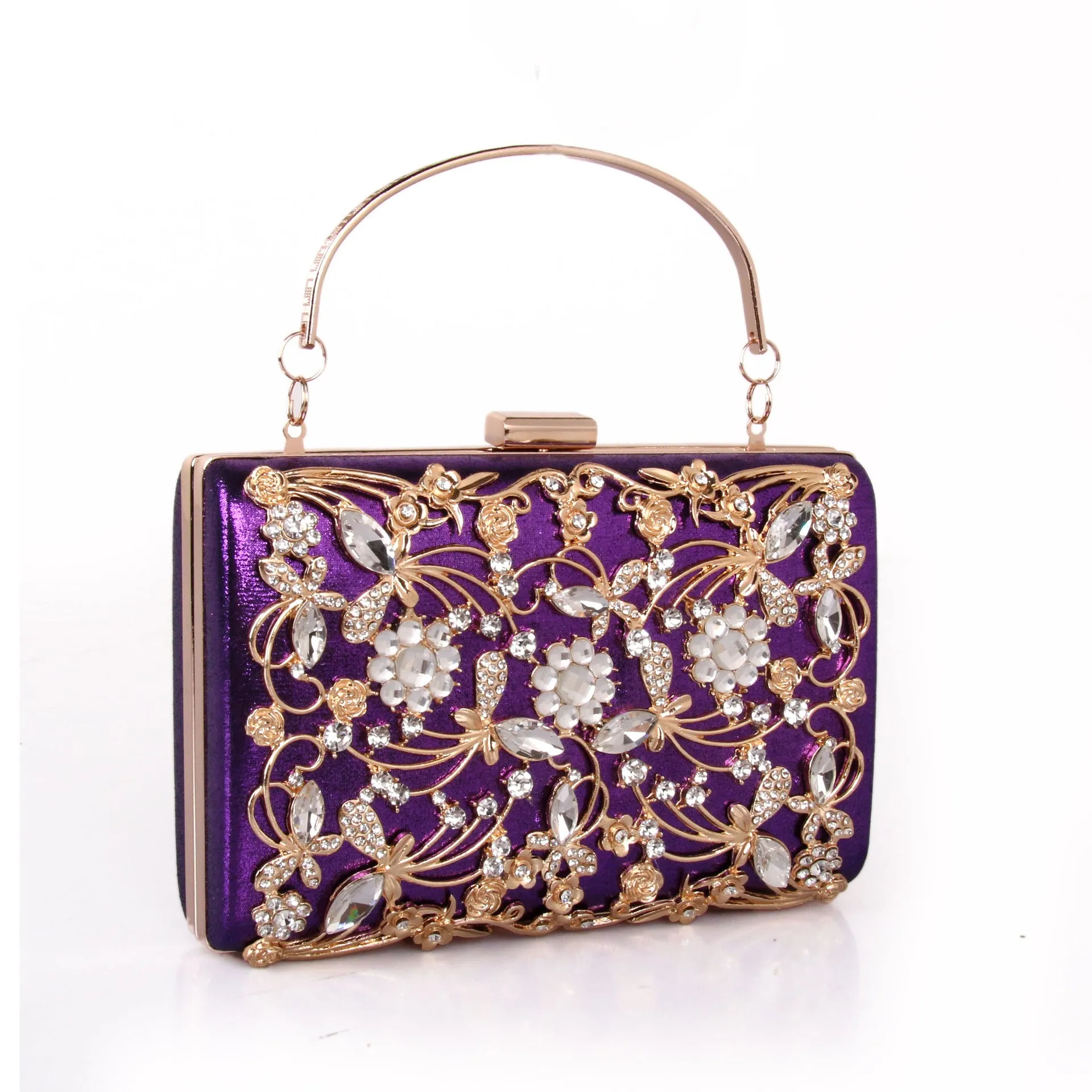 Fashion Metal Rhinestone Clutch