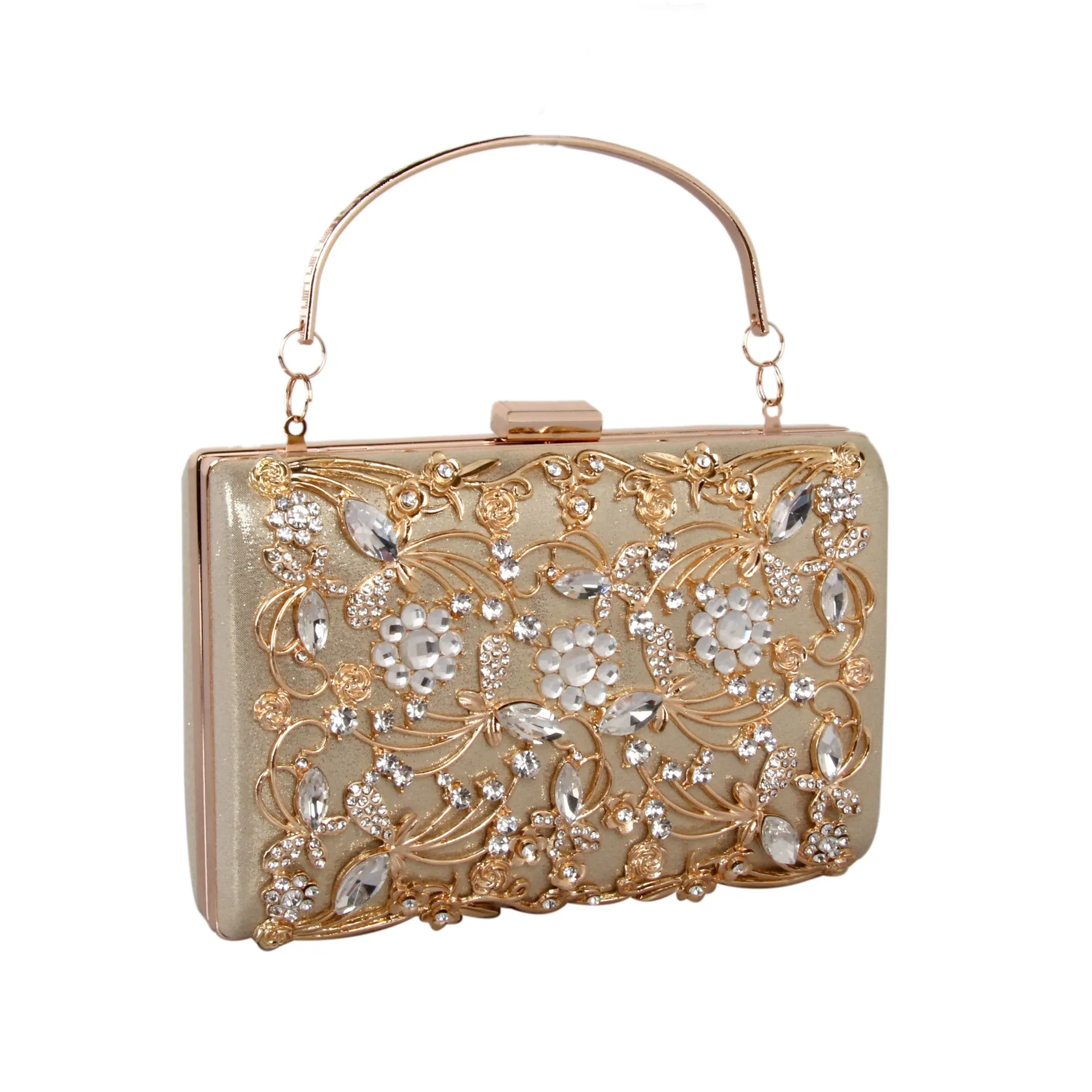 Fashion Metal Rhinestone Clutch