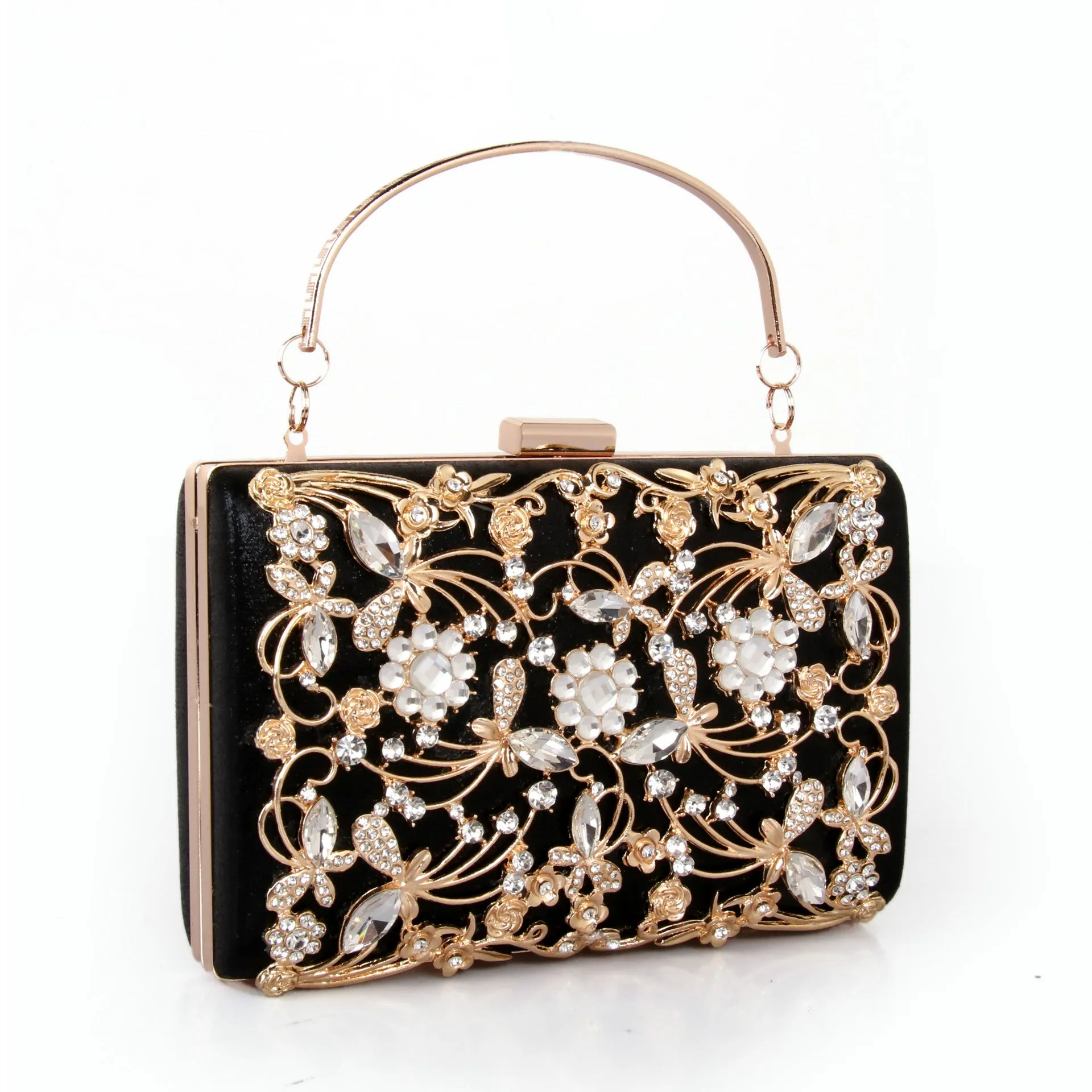 Fashion Metal Rhinestone Clutch