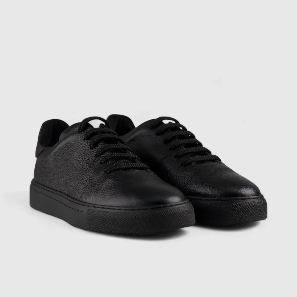 Formales Lace Up Leather Sneaker Black 4289