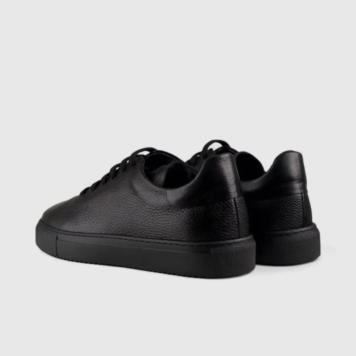 Formales Lace Up Leather Sneaker Black 4289