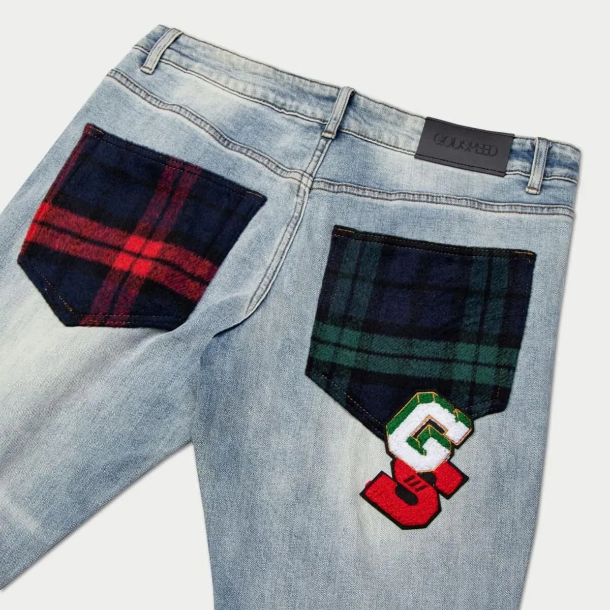 GODSPEED Flannel Rugby Denim Mens Apparel