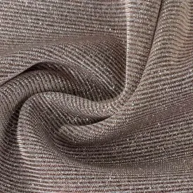 Khaki/Silver | Lurex Fine Rib