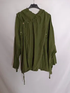 LM. Parka verde fluida T.s