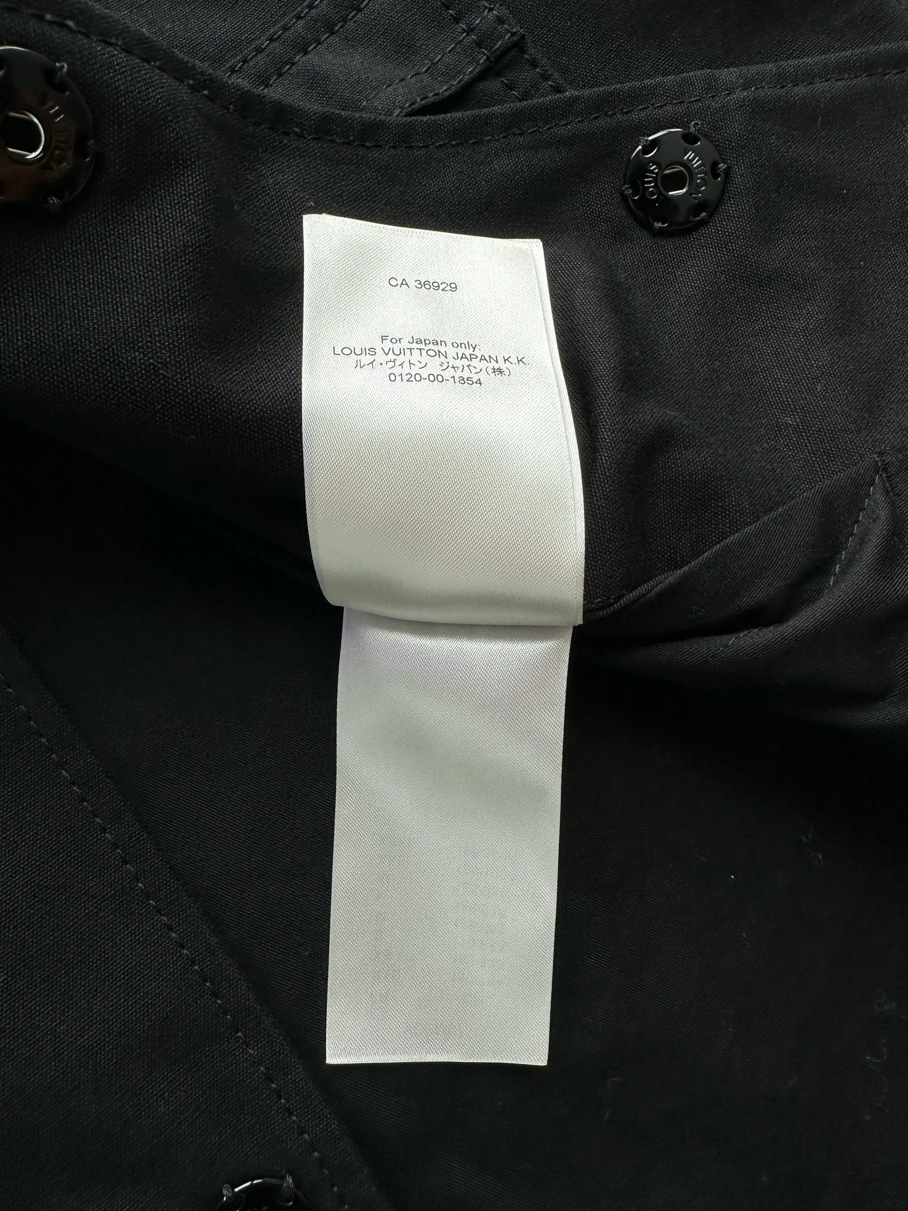 Louis Vuitton Black LV Spread Work Jacket
