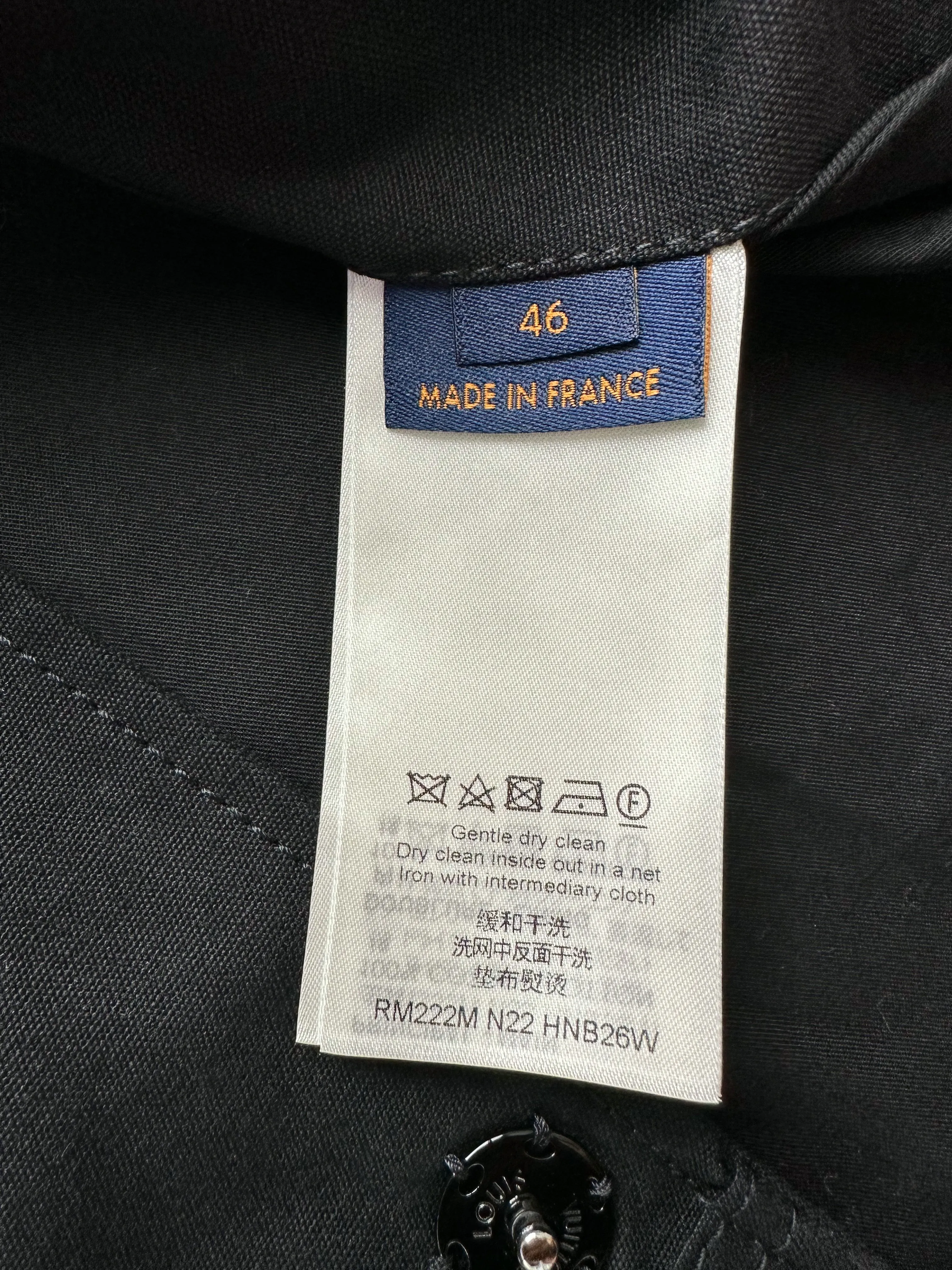 Louis Vuitton Black LV Spread Work Jacket