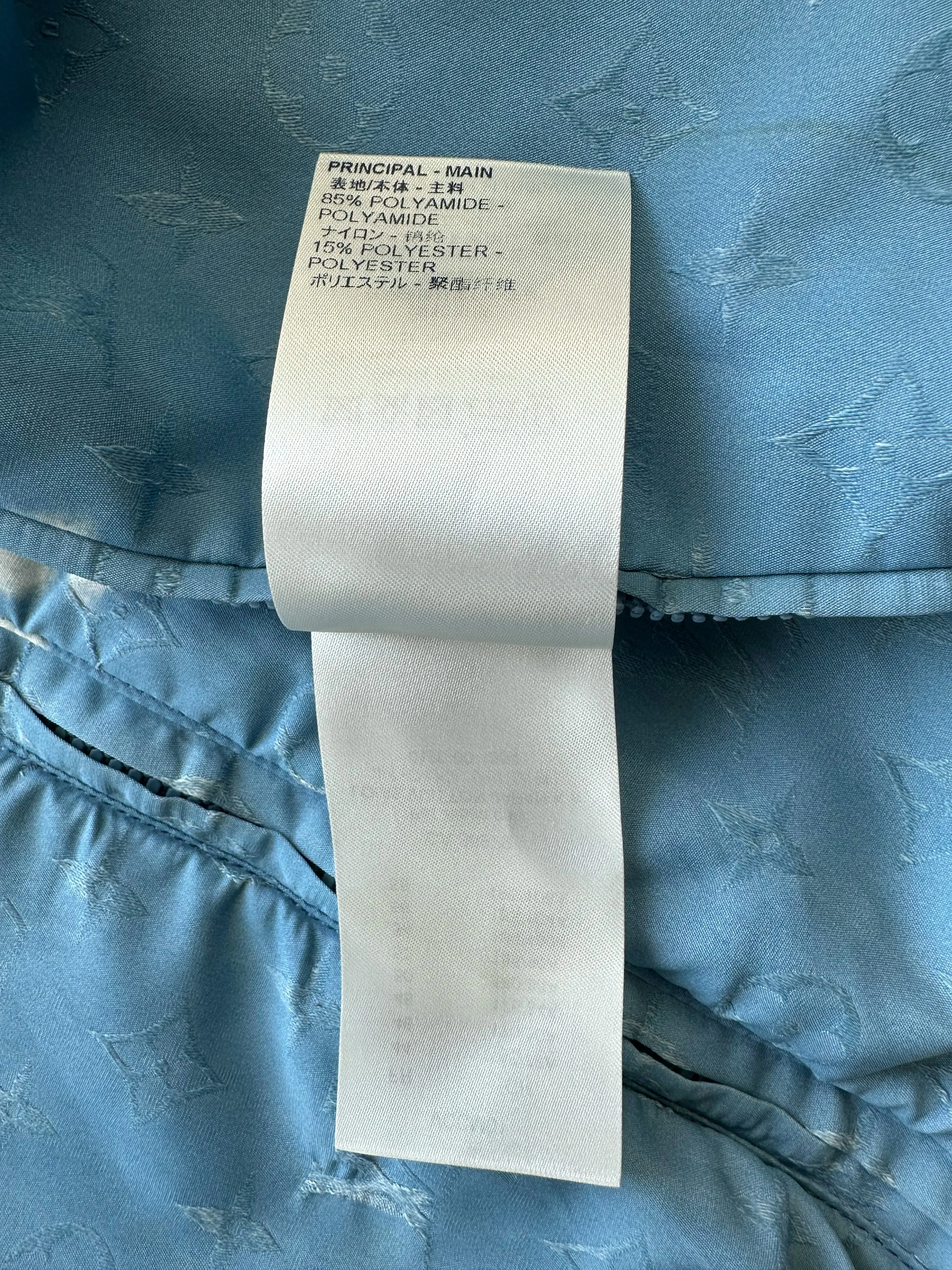 Louis Vuitton Blue Cloud Monogram Windbreaker