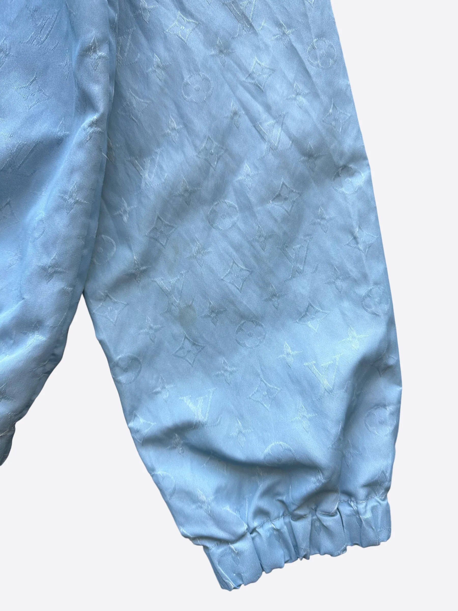 Louis Vuitton Blue Cloud Monogram Windbreaker