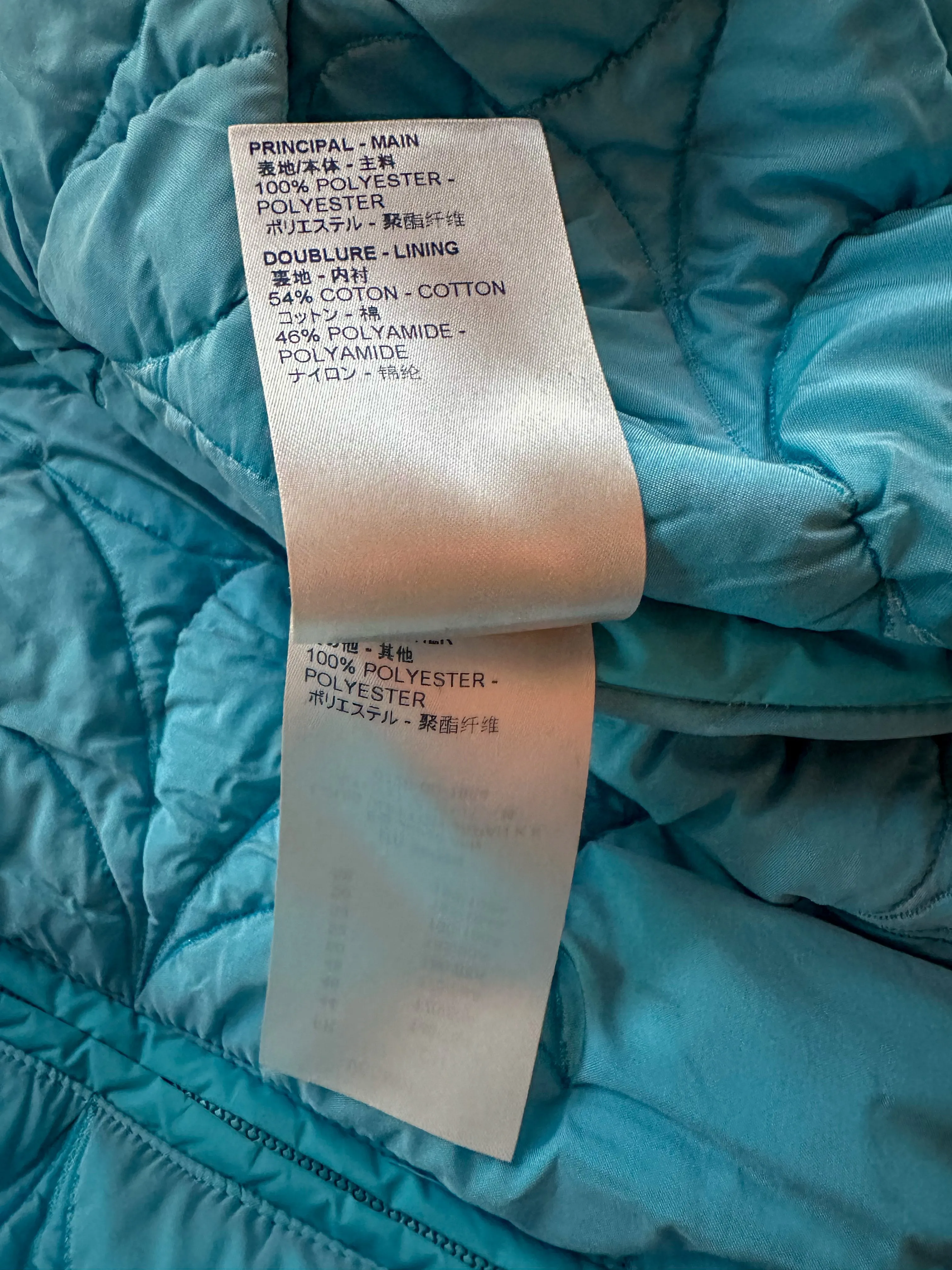Louis Vuitton Blue Flower Monogram Puffer Jacket