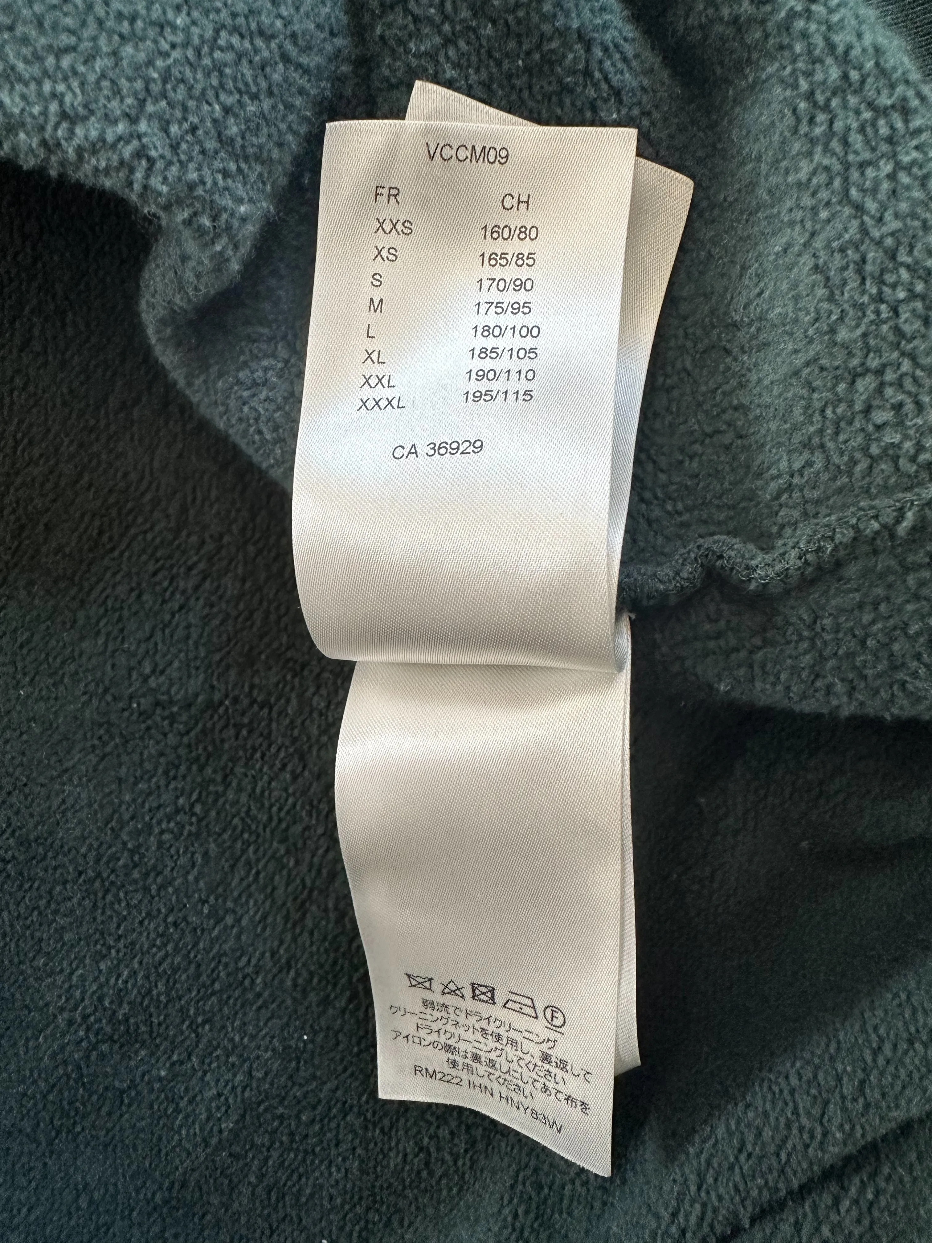 Louis Vuitton Green & Blue Denim Zip Up Hoodie