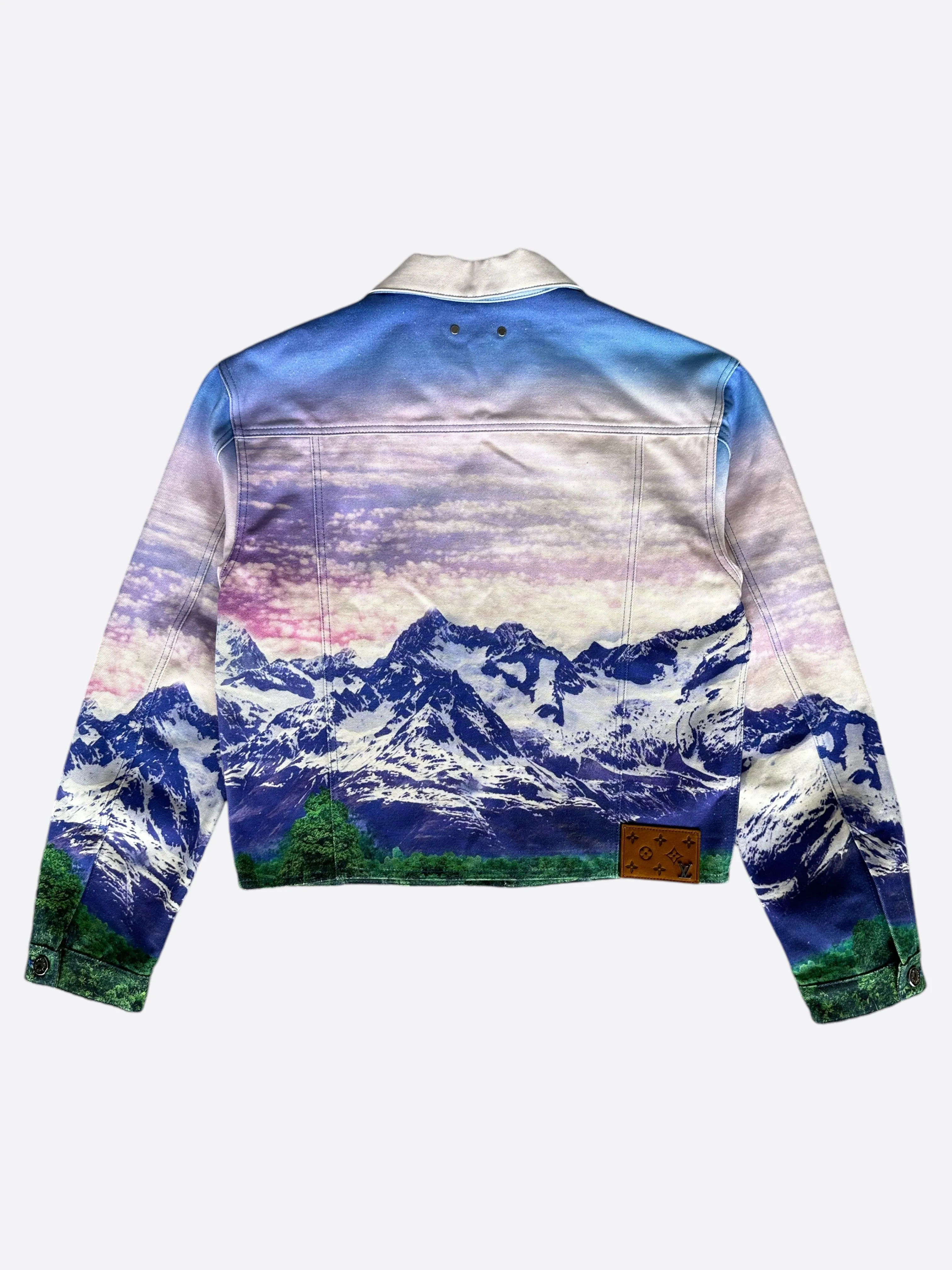 Louis Vuitton Multicolor Landscape Denim Jacket
