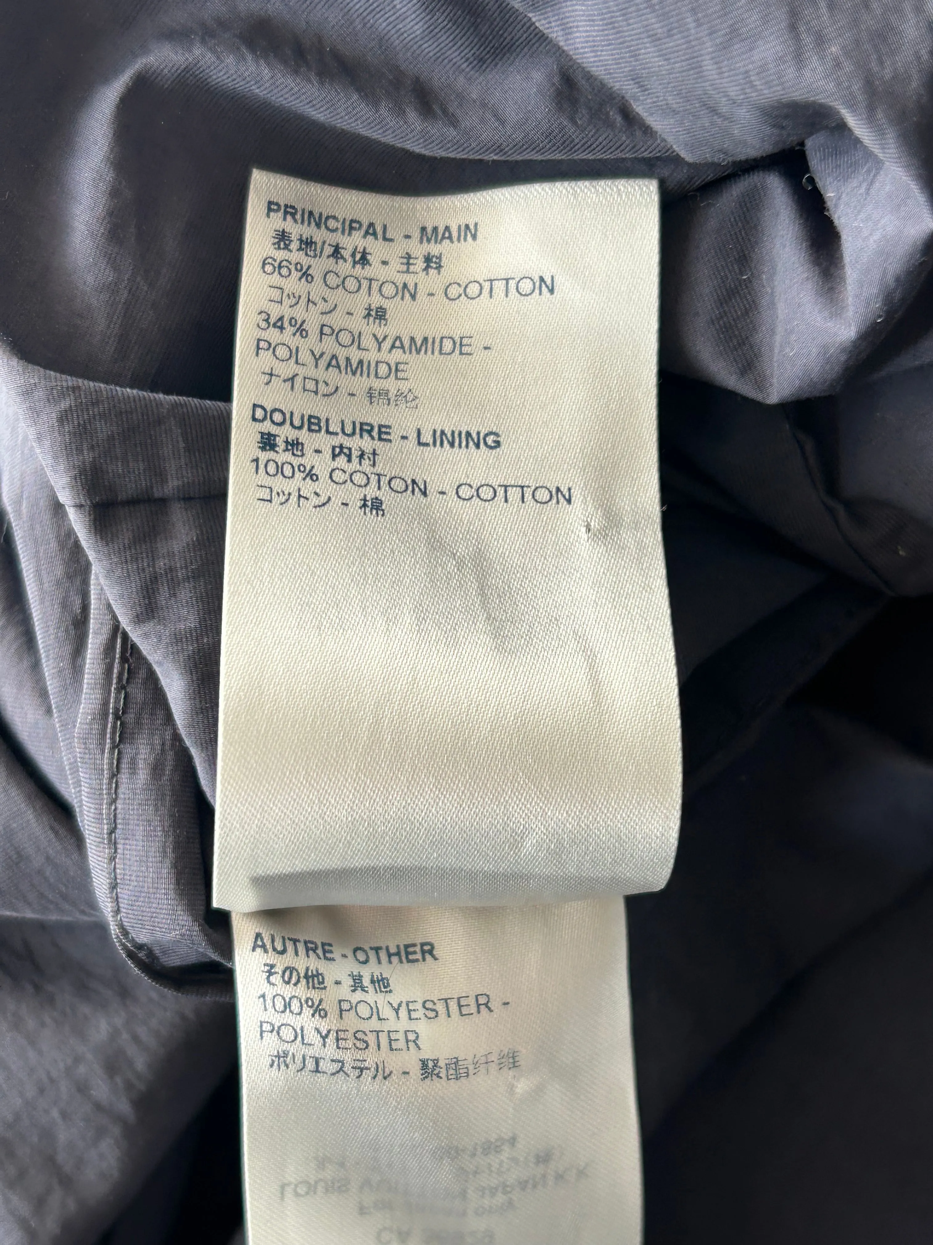 Louis Vuitton Navy Camouflage Monogram Reversible Jacket
