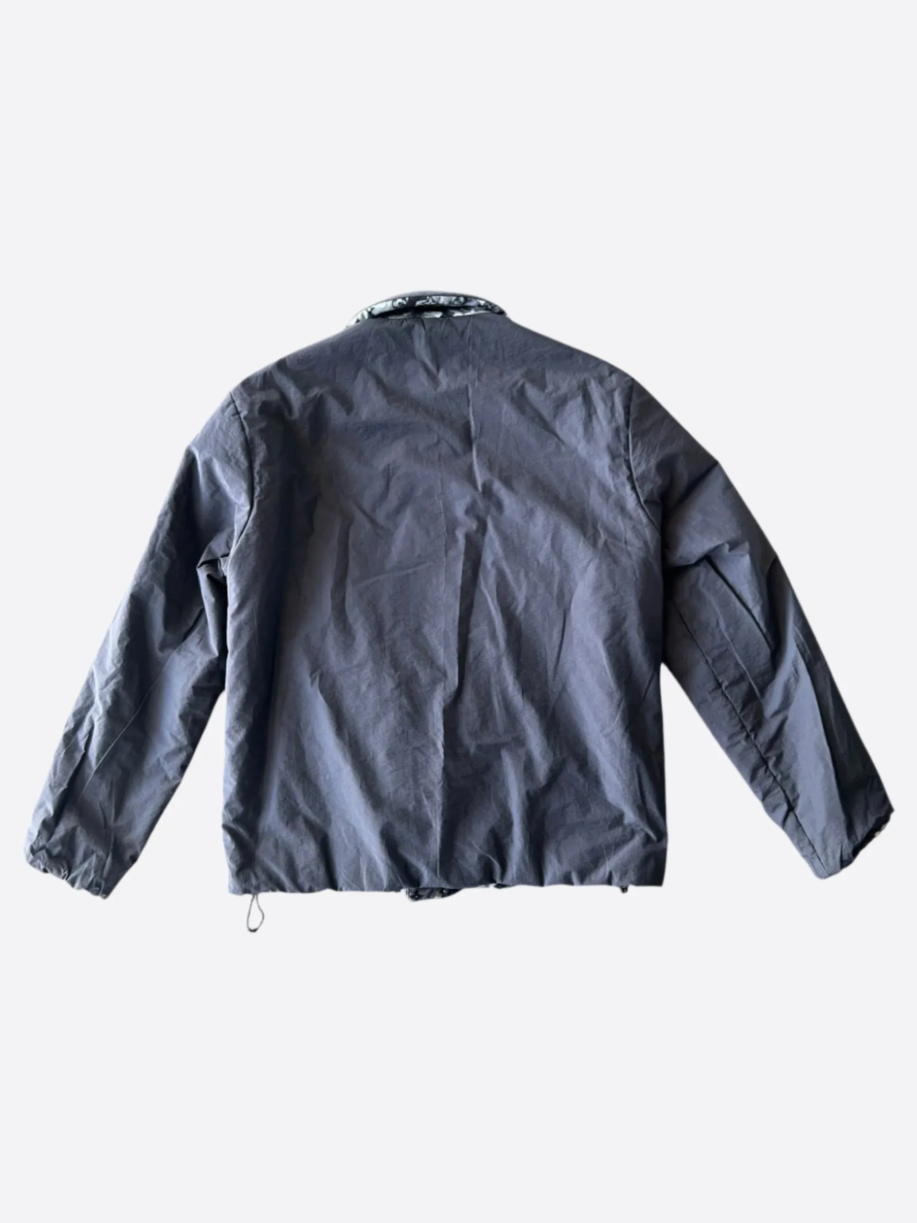 Louis Vuitton Navy Camouflage Monogram Reversible Jacket