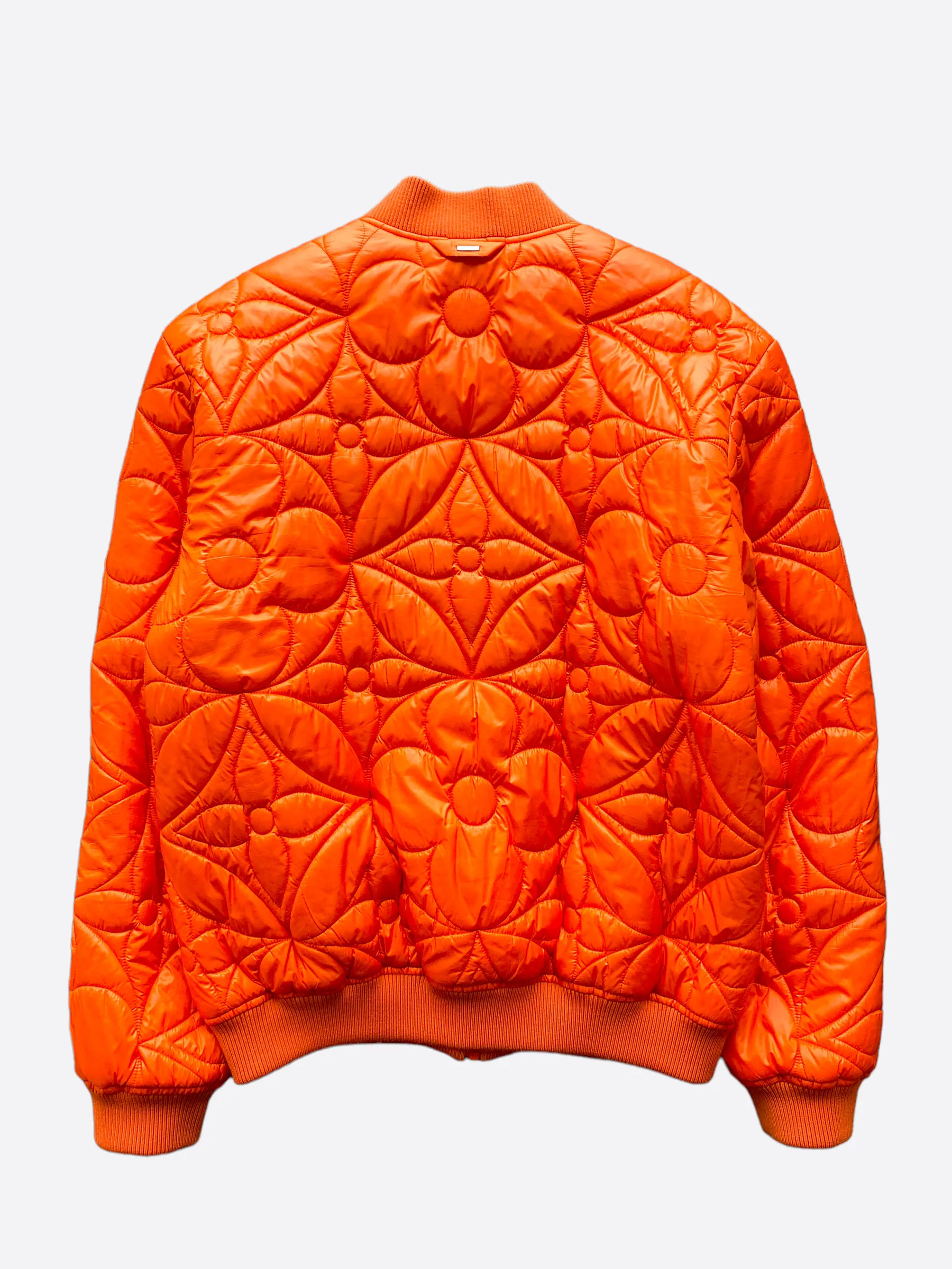 Louis Vuitton Orange Monogram Bomber Jacket