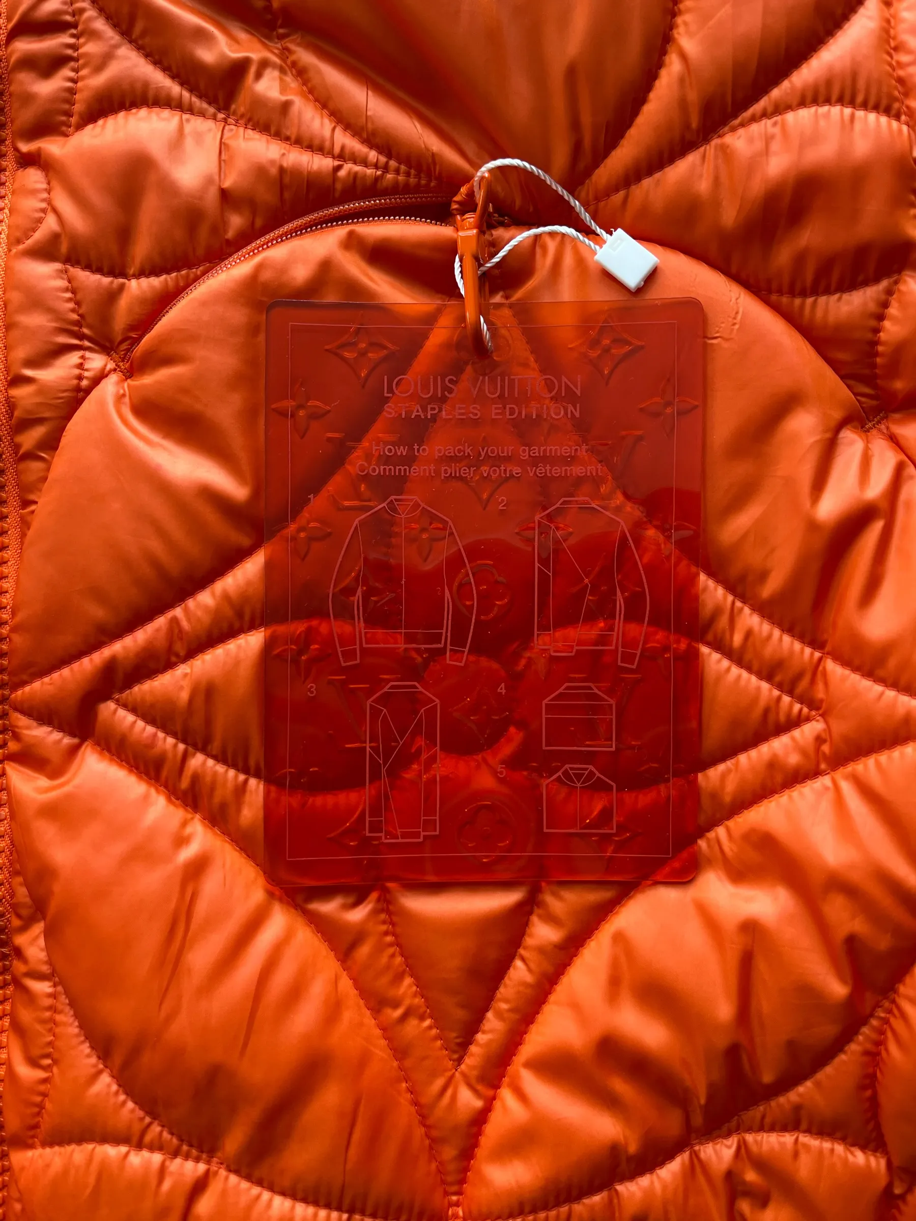 Louis Vuitton Orange Monogram Bomber Jacket