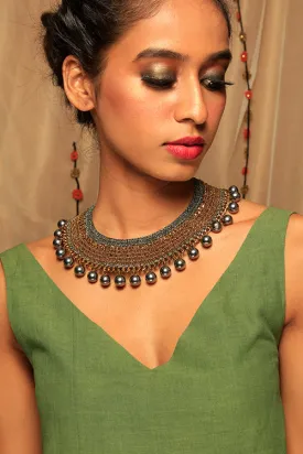 Mayabazaar 'Statement Crochet Choker' Nomad Ameya Necklace