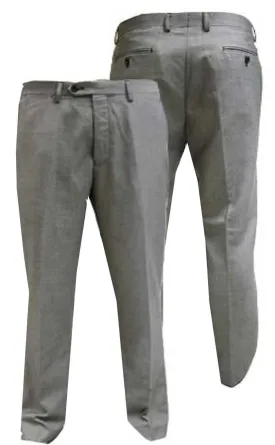 Mens Big Size Grey Suit Trousers (Jovan)