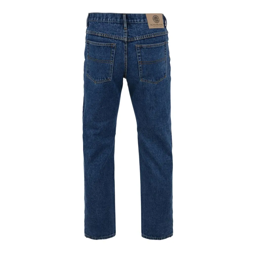 Mens Extra Tall Western Style Relaxed Fit Denim Jeans (150) by KAM